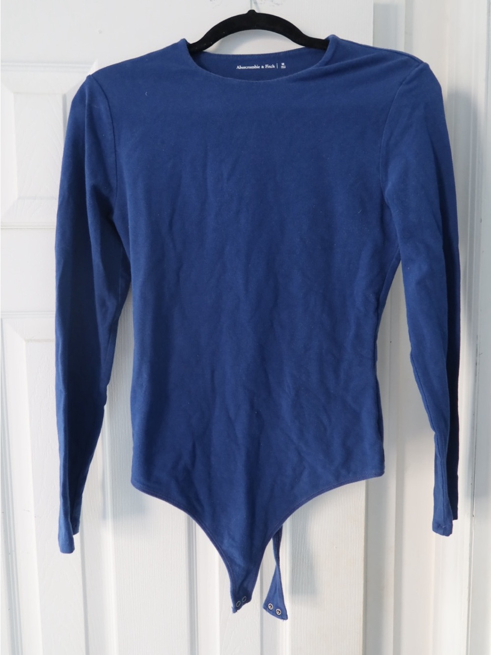 Abercrombie & Fitch Royal Blue Long-Sleeve One-Piece Bodysuit